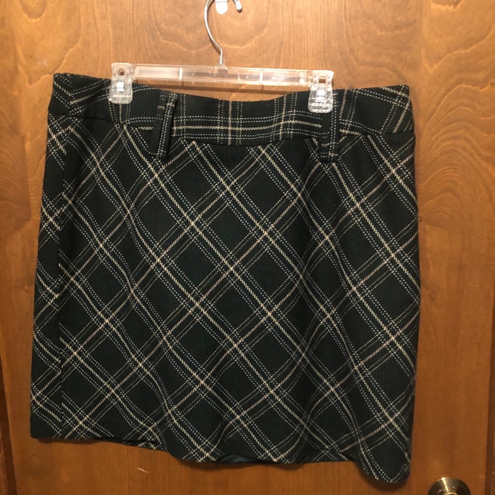 Venezia Jeans Plaid Skirt